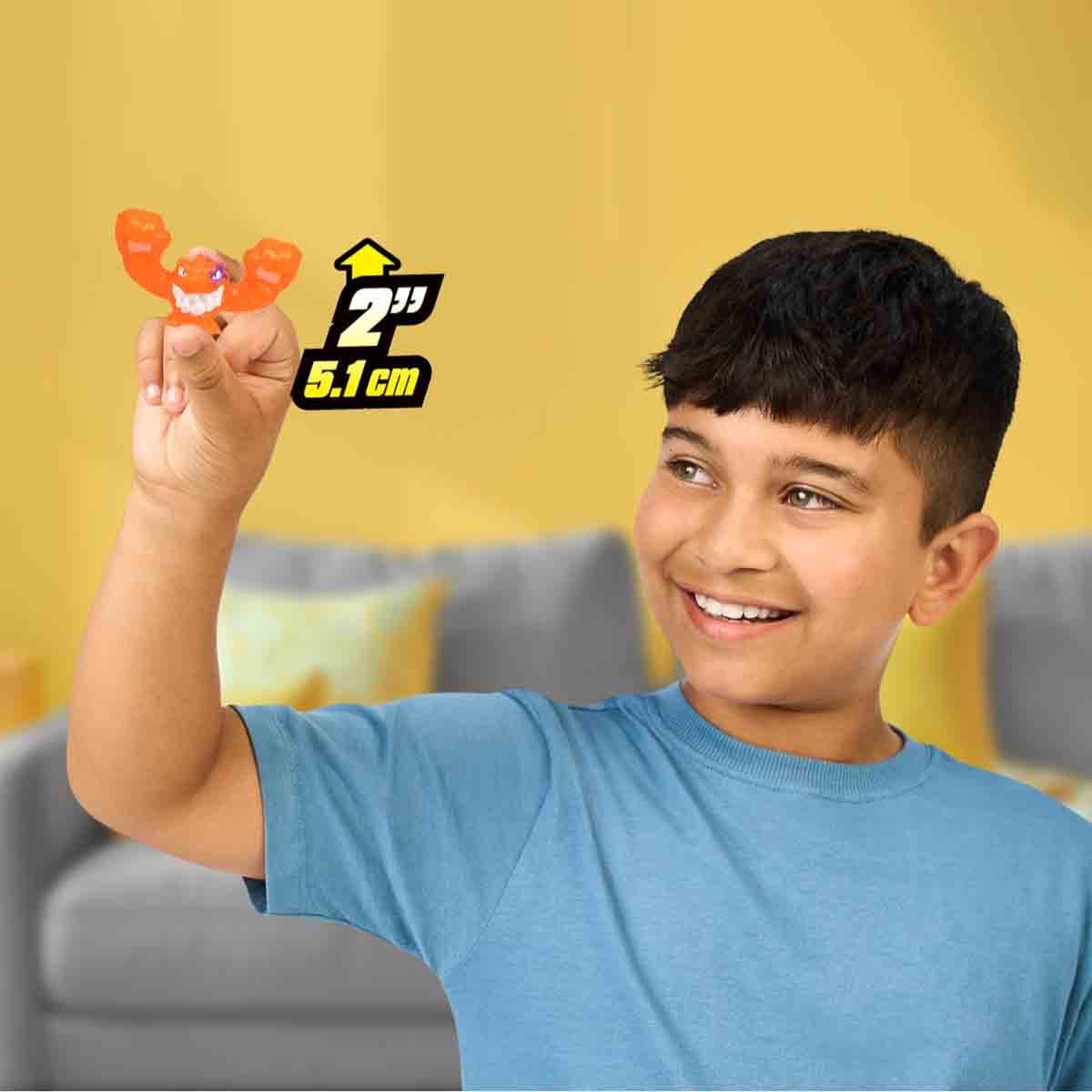 Heroes of Goo Jit Zu 2" S13 Meteor Madness Cosmic Metallic Goo Slingers Boys, 5-7 Years, Pack of 5