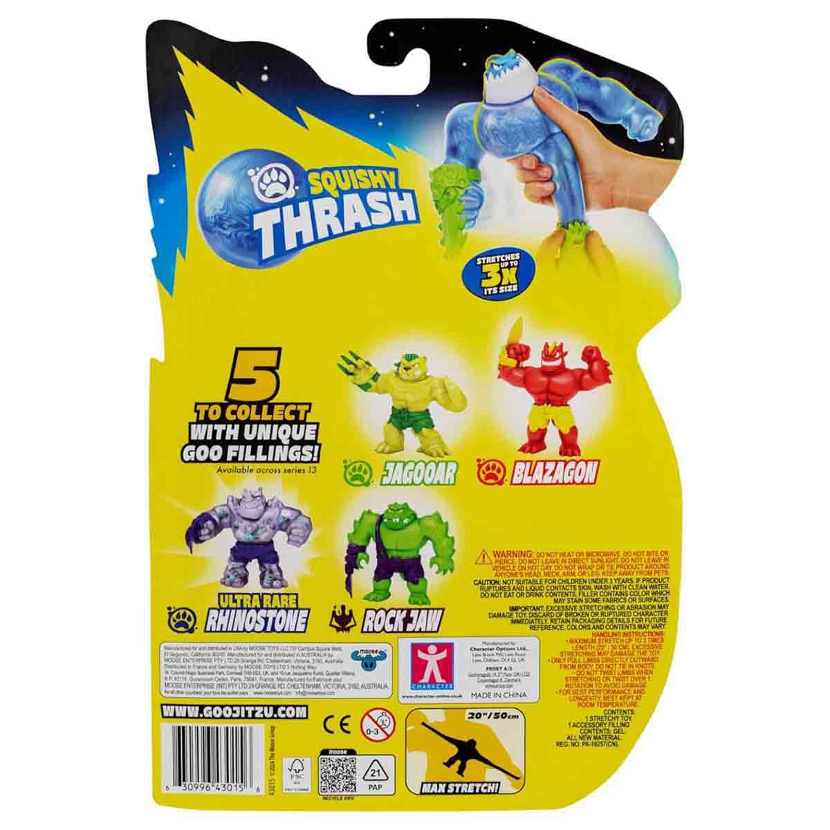 Heroes of Goo Jit Zu 5" S13 Thrash Meteor Madness Action Figure Boys, 5-7 Years