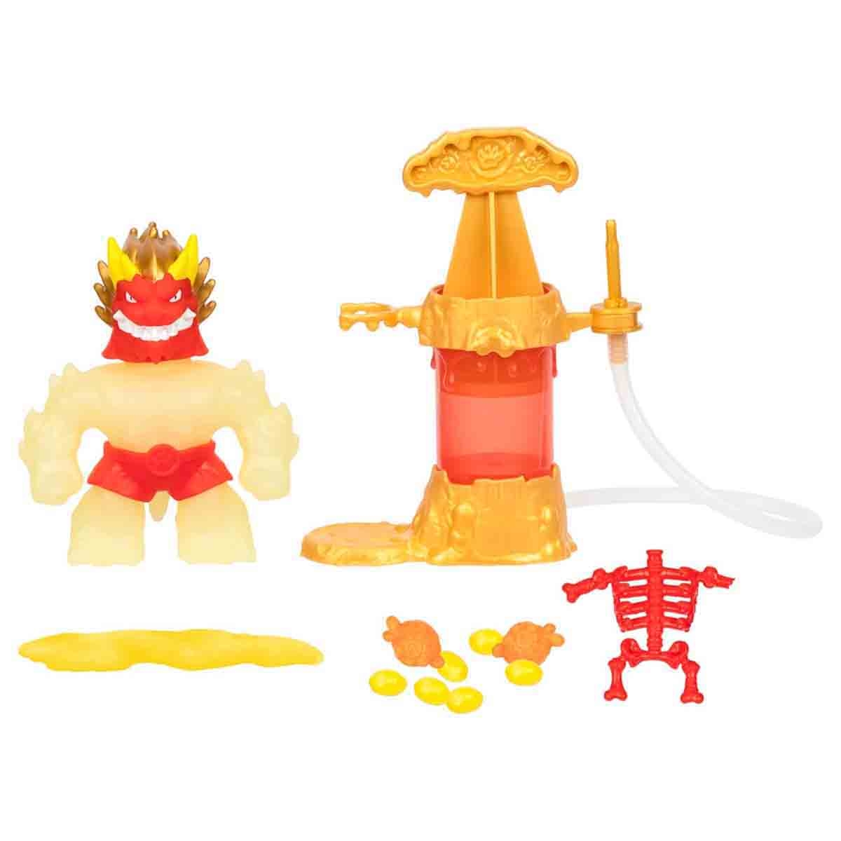 هيروز اوف جو جت زو S2 طقم لعب بليزاغون جلوي ان ذا دارك هيرو كرياتور مع 3 حشوات جو مميزة للأولاد، 5-7 سنوات