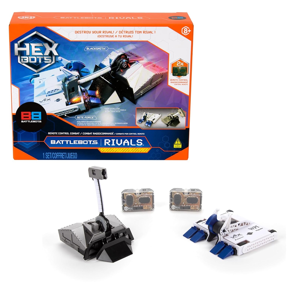 هيكس بوتس لعبة روبوت باتلبوتس ريفالز 4.0 بتحكم عن بعد للجنسين، 8-10 سنوات