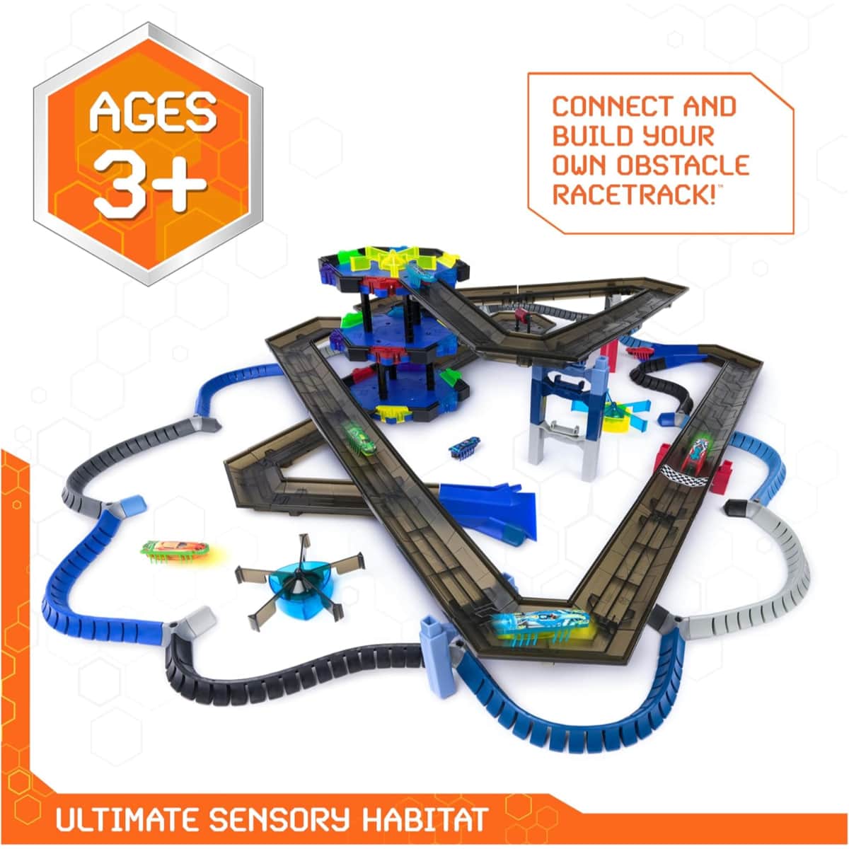 Hex Bots Nanotopia Racetrack Play Set Unisex, 3-4 Years