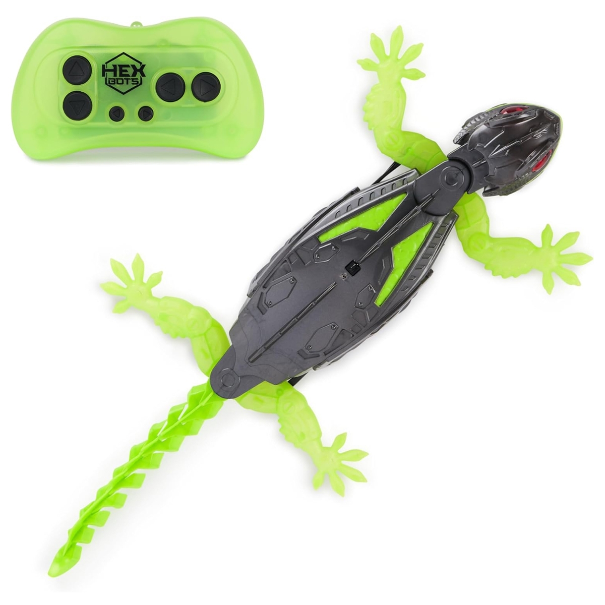 Hex Bots Wall Crawler Gecko Rechargeable Remote Control Toy Unisex, 5-7 Years