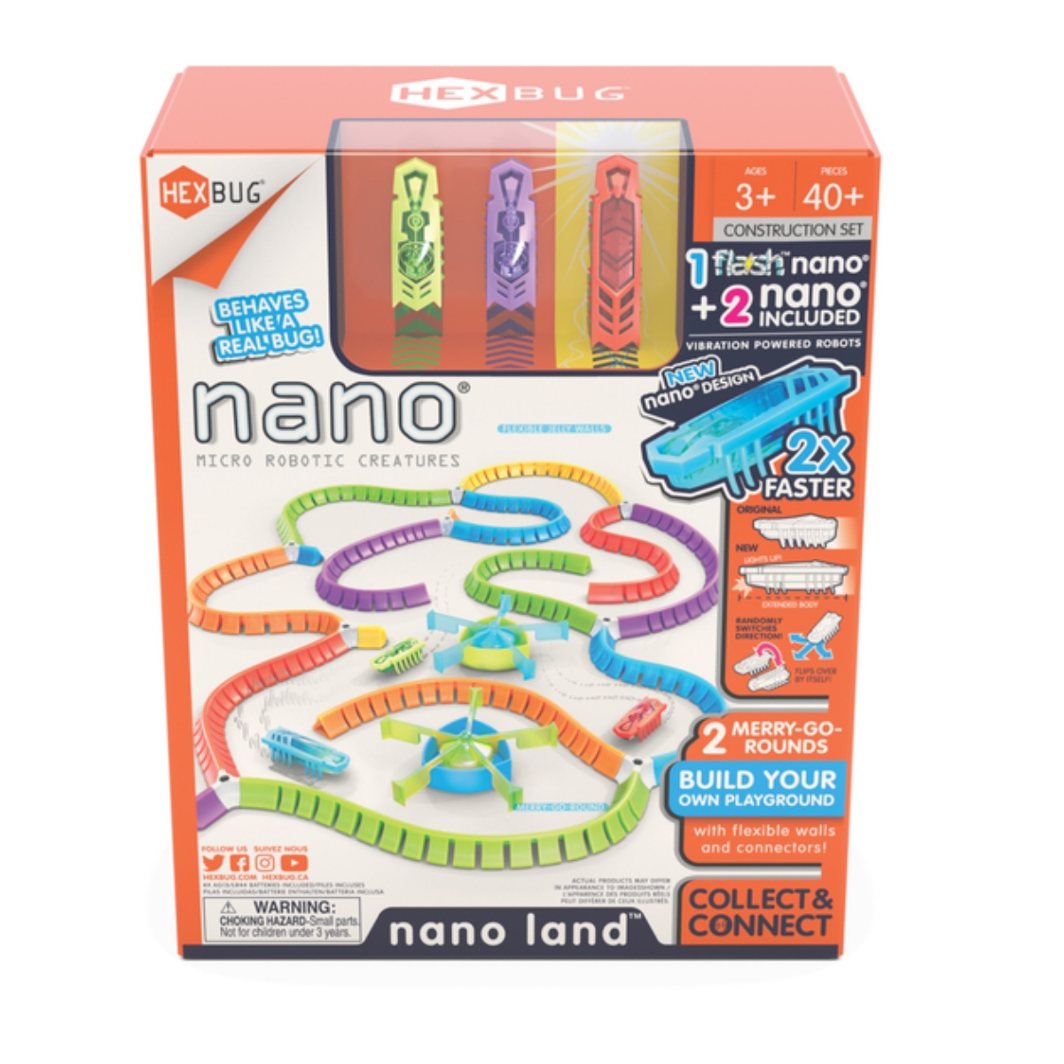 Hex Bug Nano Land Playset Unisex, 3-4 Years