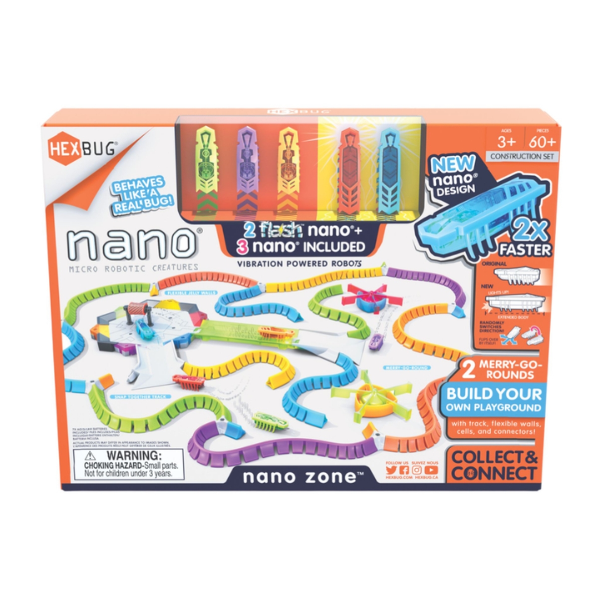 Hex Bug Nano Zone Playset Unisex, 3-4 Years