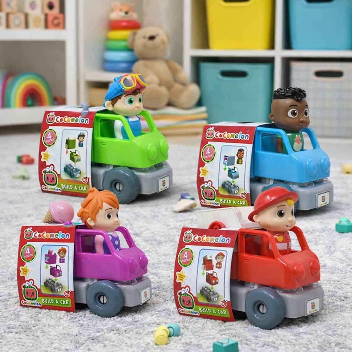 Hex Bug Nano Zone & Nanotopia with Cocomelon Build A Vehicle & Figure Playset Bundle Unisex, 3-4 Years