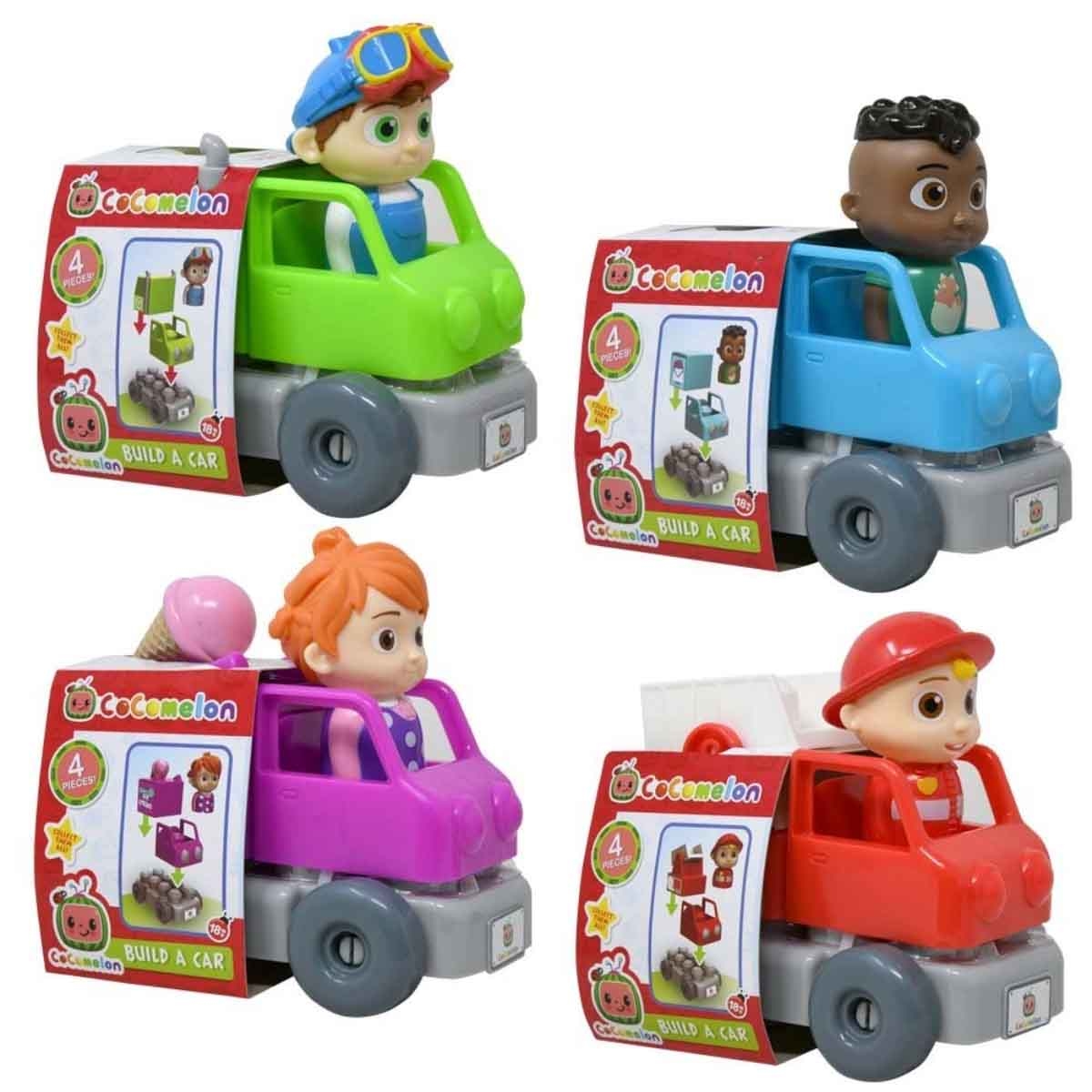 Hex Bug Nano Zone & Nanotopia with Cocomelon Build A Vehicle & Figure Playset Bundle Unisex, 3-4 Years