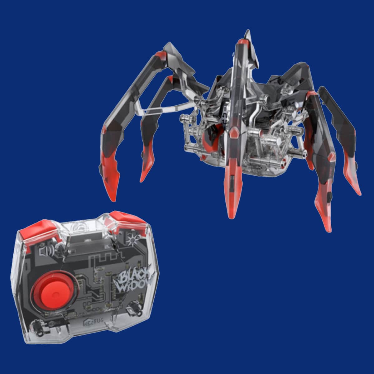 Hex Bug Remote Control Black Widow Toy Unisex, 8-10 Years