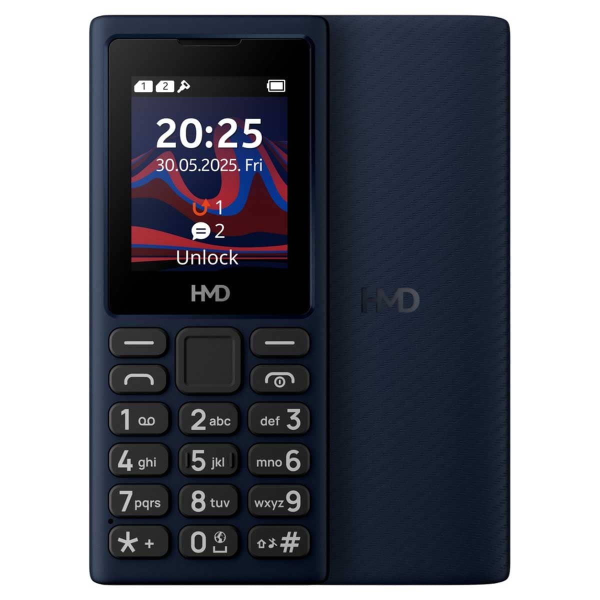 اتش ام دي 1735DS 101 جوال 4G بمواصفات أساسية - أزرق داكن