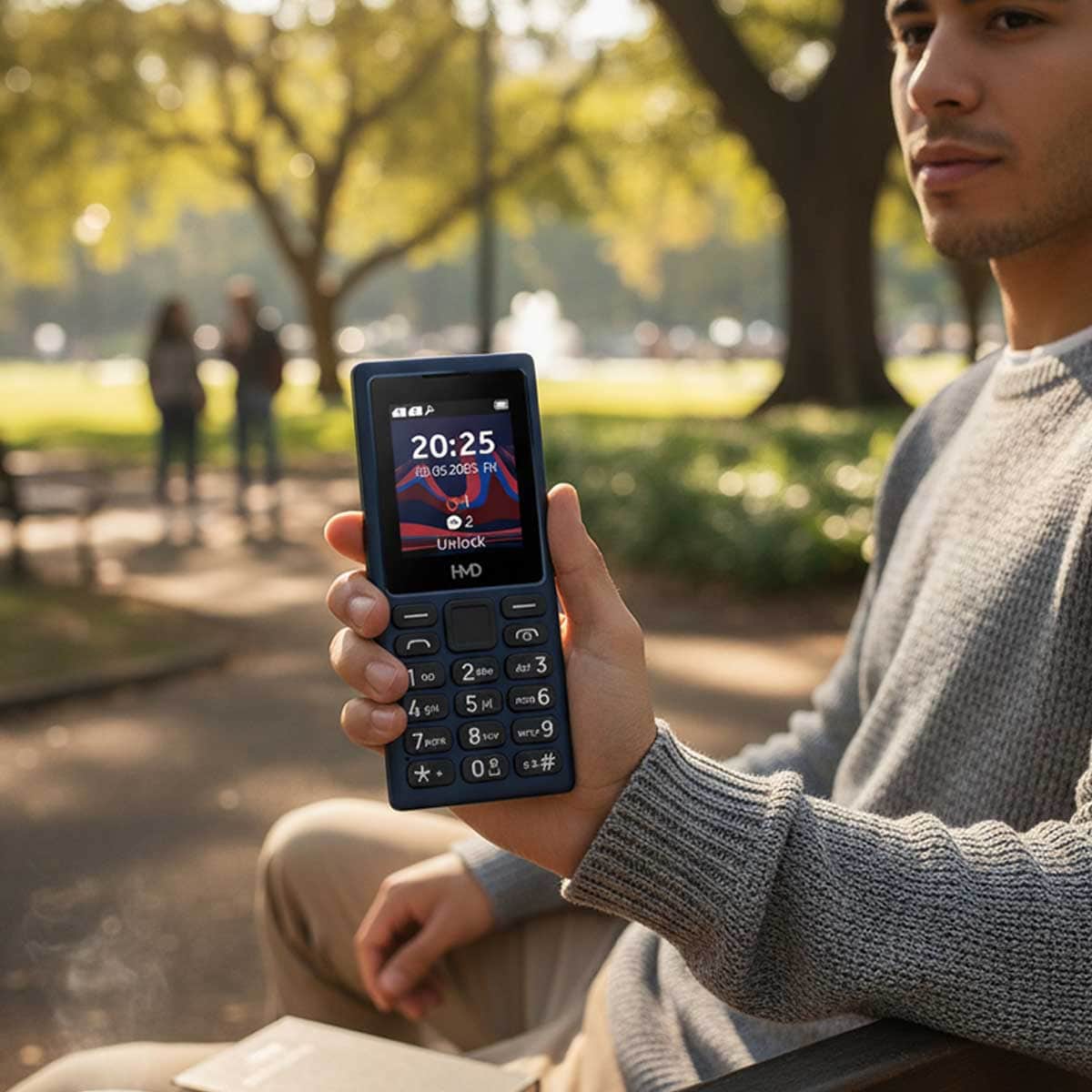HMD 1735DS 101 4G Feature Phone - Dark Blue