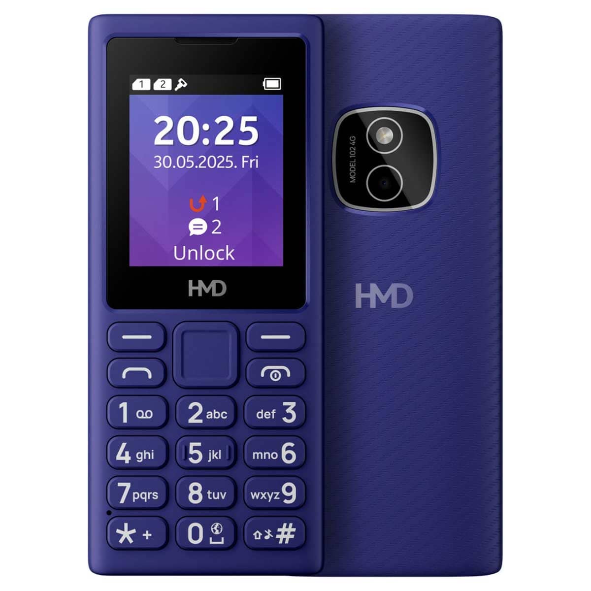 اتش ام دي 1738DS 102 جوال 4G بمواصفات أساسية - بنفسجي