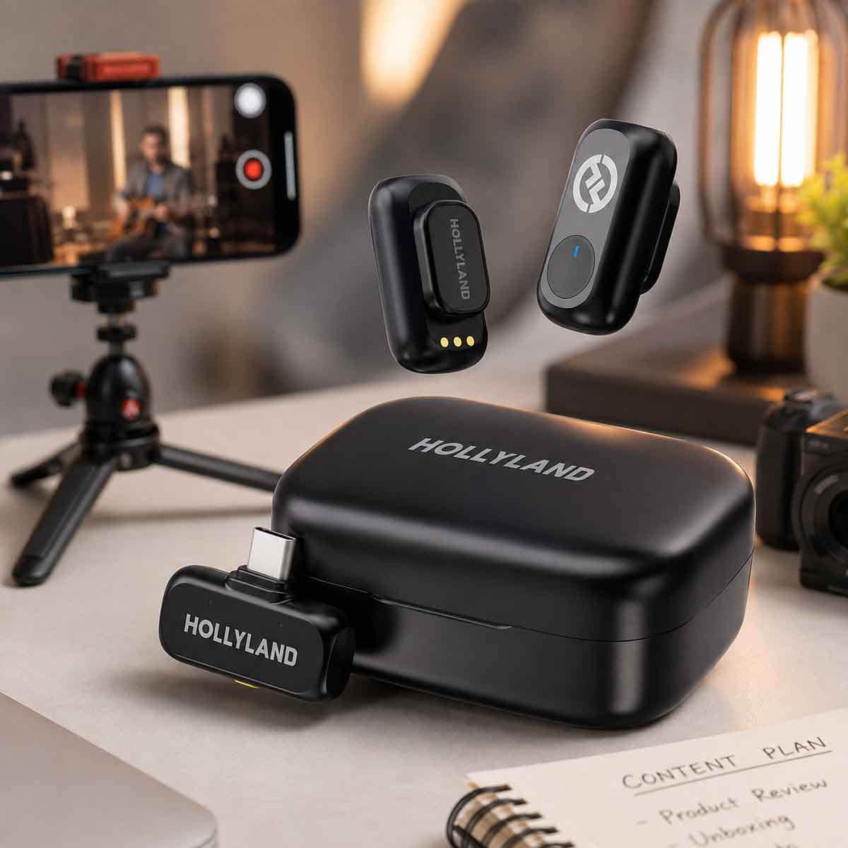 Hollyland Lark A1 Duo USB-C Version Wireless Microphone System