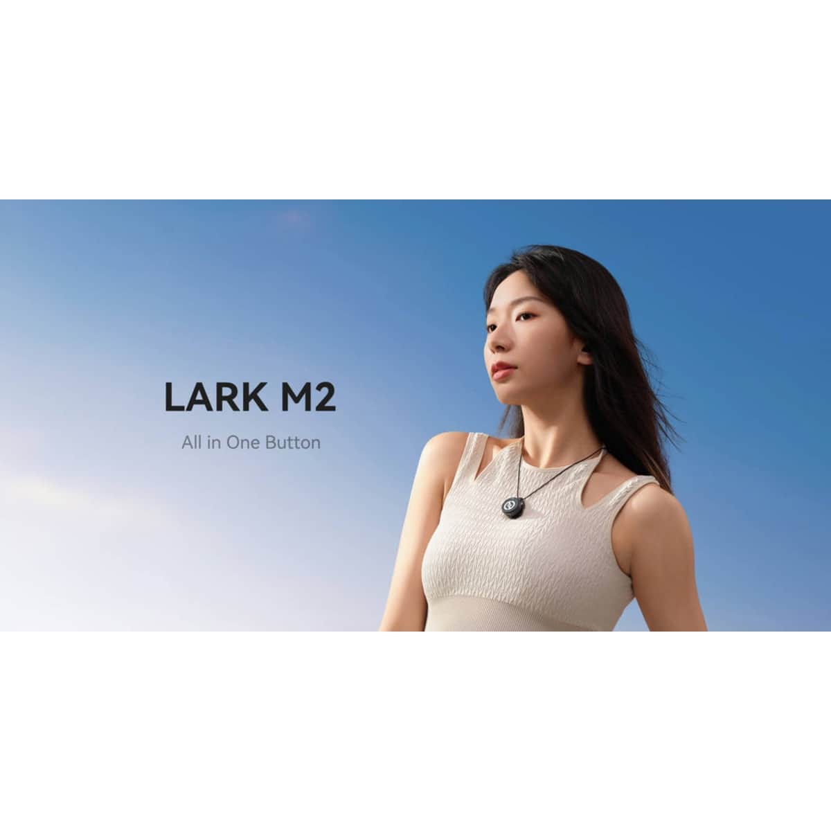 Hollyland Lark M2 with USB-C All-in-One Button Wireless Lavalier Microphone System