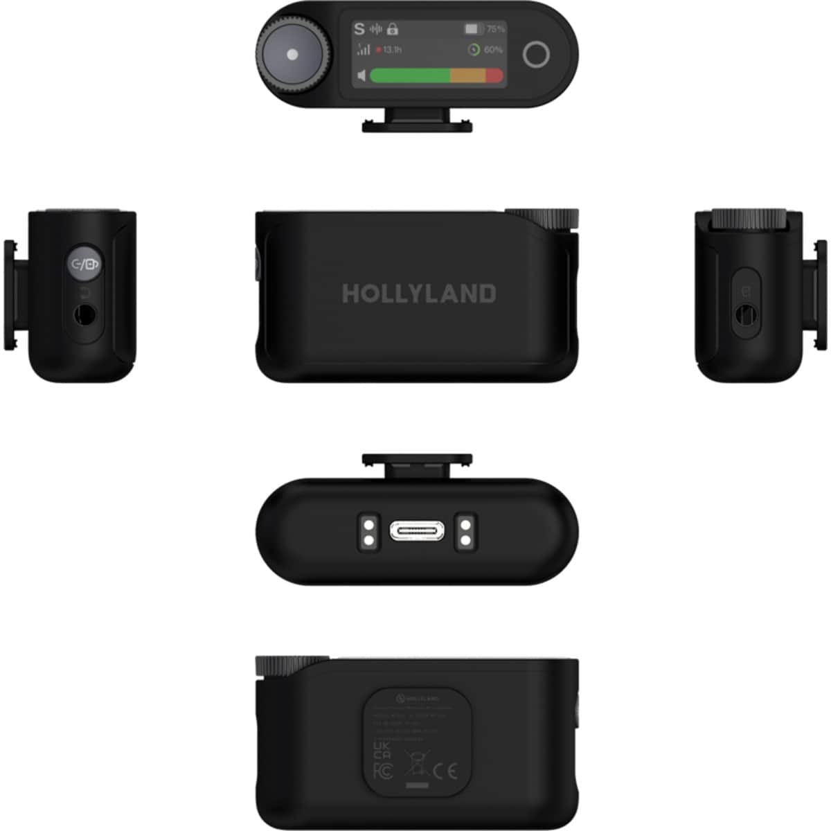 Hollyland Lark Max 2 Combo 4-Person Version Wireless Lavalier Microphone System