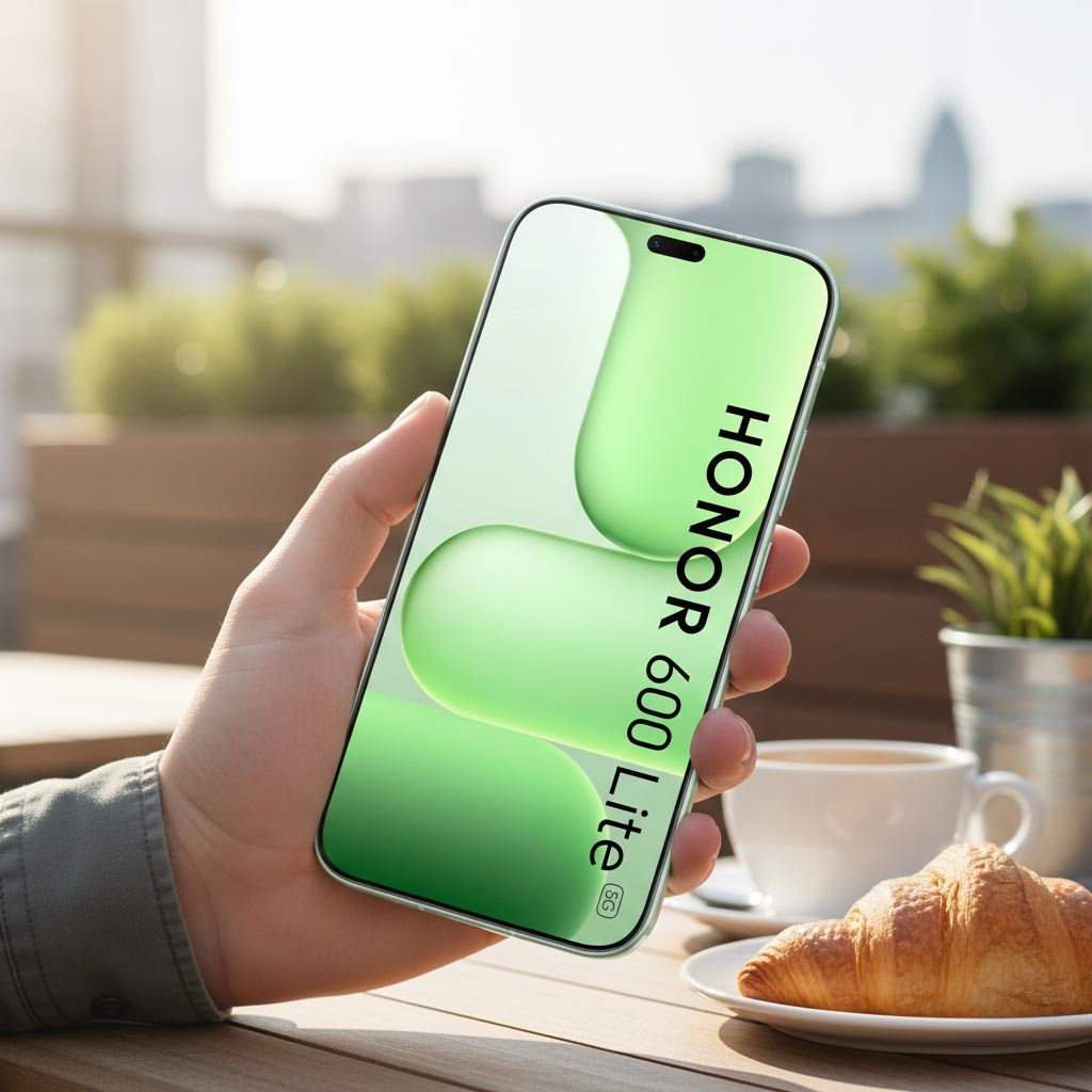 HONOR 600 Lite 5G Android Smartphone (8GB + 256GB), KSA Version - Sprout Green
