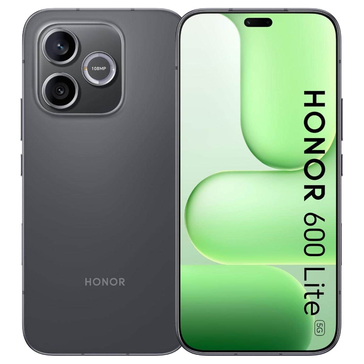 HONOR 600 Lite 5G Android Smartphone (8GB + 256GB), KSA Version - Velvet Black