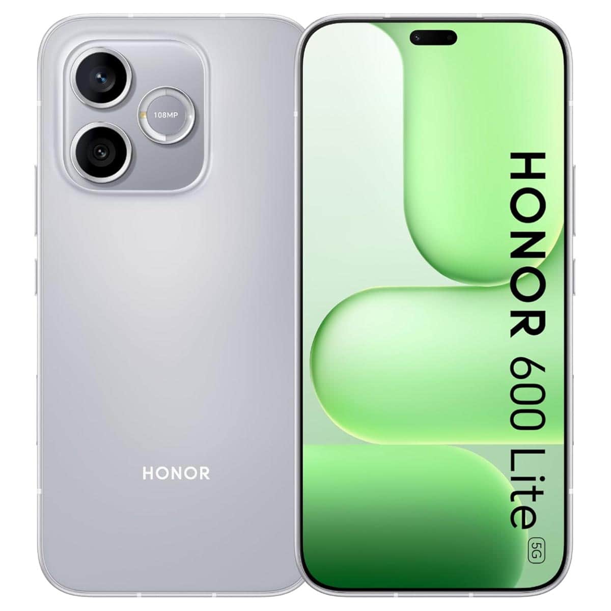HONOR 600 Lite 5G Android Smartphone (8GB + 256GB), KSA Version - Velvet Grey