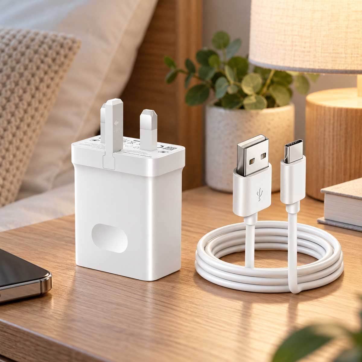 Honor SuperCharge 45W Power Adapter with USB-A to USB-C Fast Charging Cable