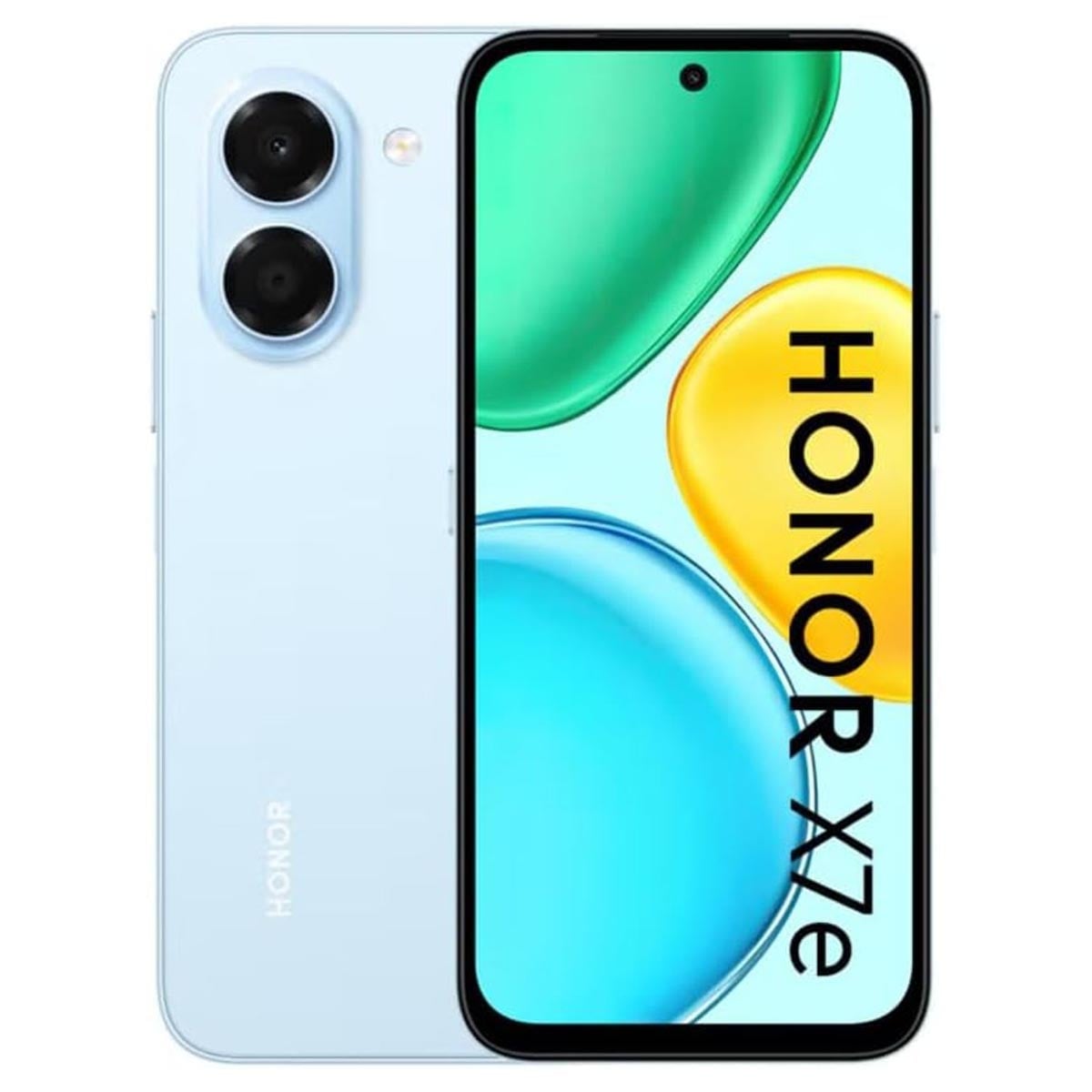 هونر X7e، جوال بتقنية 4G بنظام أندرويد (6GB + 256GB)، إصدار السعودية - أزرق فاتح