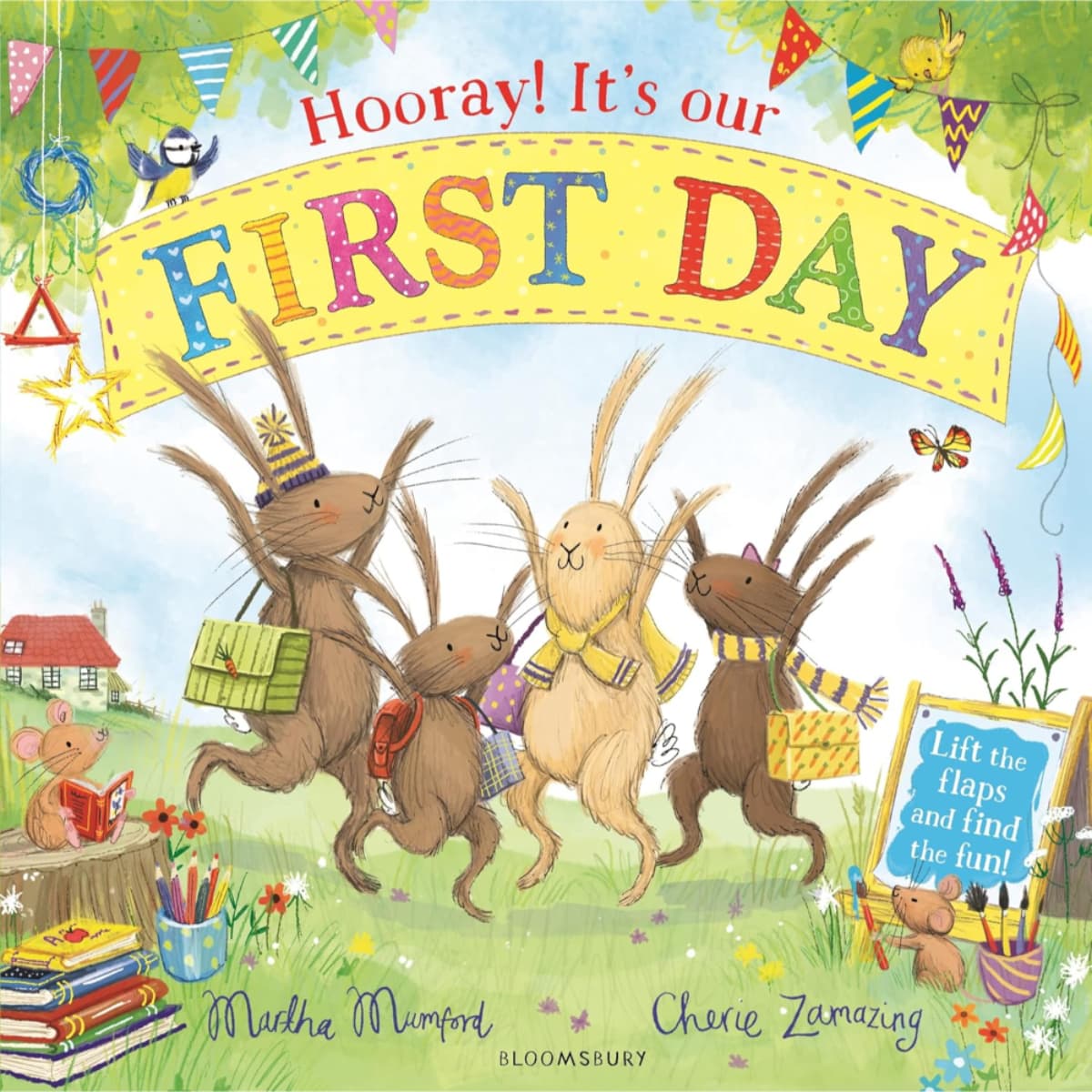 Hooray! It's Our First Day : A Lift-the-Flap Adventure by Martha Mumford - 4 July 2024