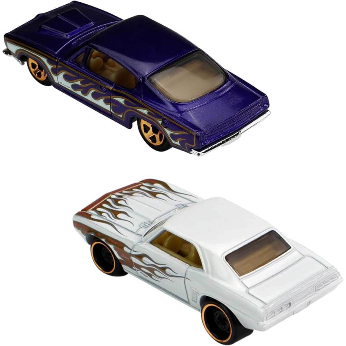 Hot Wheels 2-Piece Assorted Diecast Car Set Unisex, 3-4 Years
