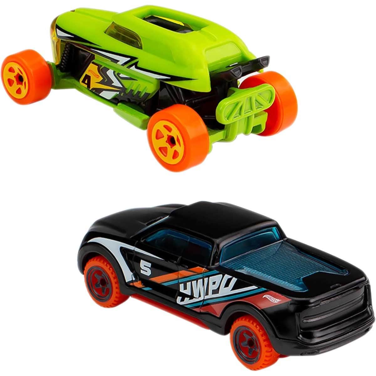 Hot Wheels 2-Piece Assorted Diecast Car Set Unisex, 3-4 Years