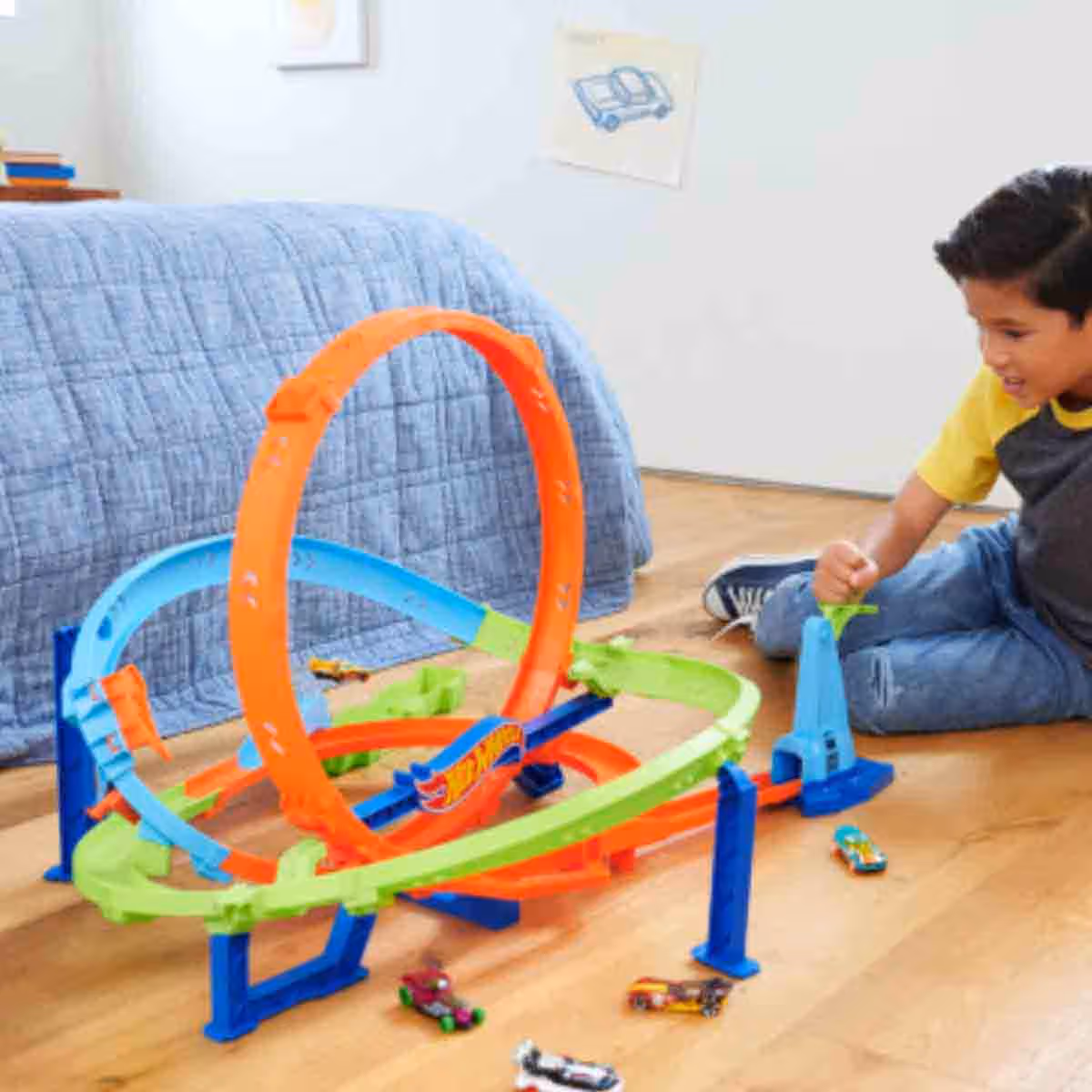 Hot Wheels Action Hyper Loop Extreme Playset Unisex, 3-4 Years