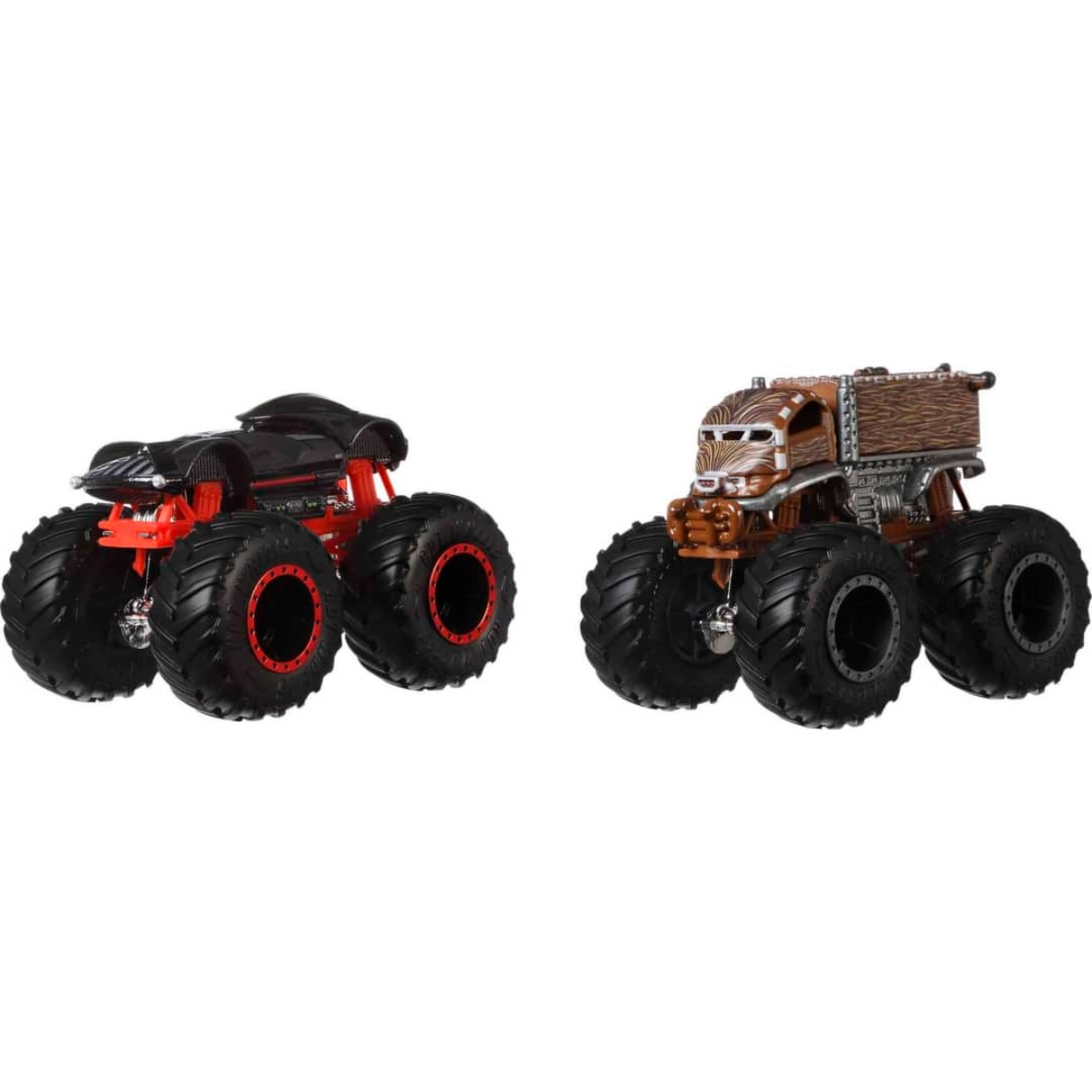 Hot Wheels Assorted 1:64 Scale Demolition Doubles Monster Trucks Unisex, 3-4 Years, Pack of 2