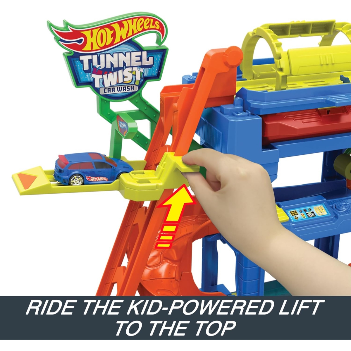 هوت ويلز مجموعة مغسلة سيارات مسار النفق الملتوي ECL للجنسين، 3-4 سنوات