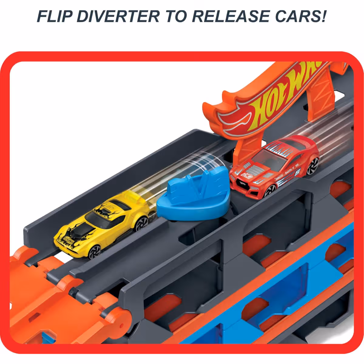 Hot Wheels City Speedway Hauler Vehicle Playset Unisex, 5-7 Years