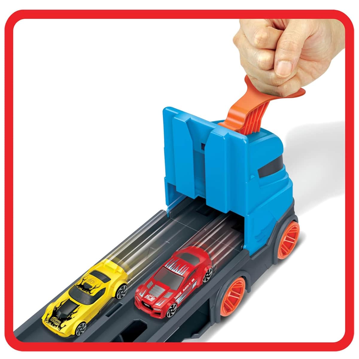 Hot Wheels City Speedway Hauler Vehicle Playset Unisex, 5-7 Years