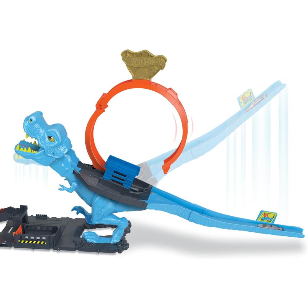 Hot Wheels City T-Rex Chomp Down Playset Unisex, 5-7 Years