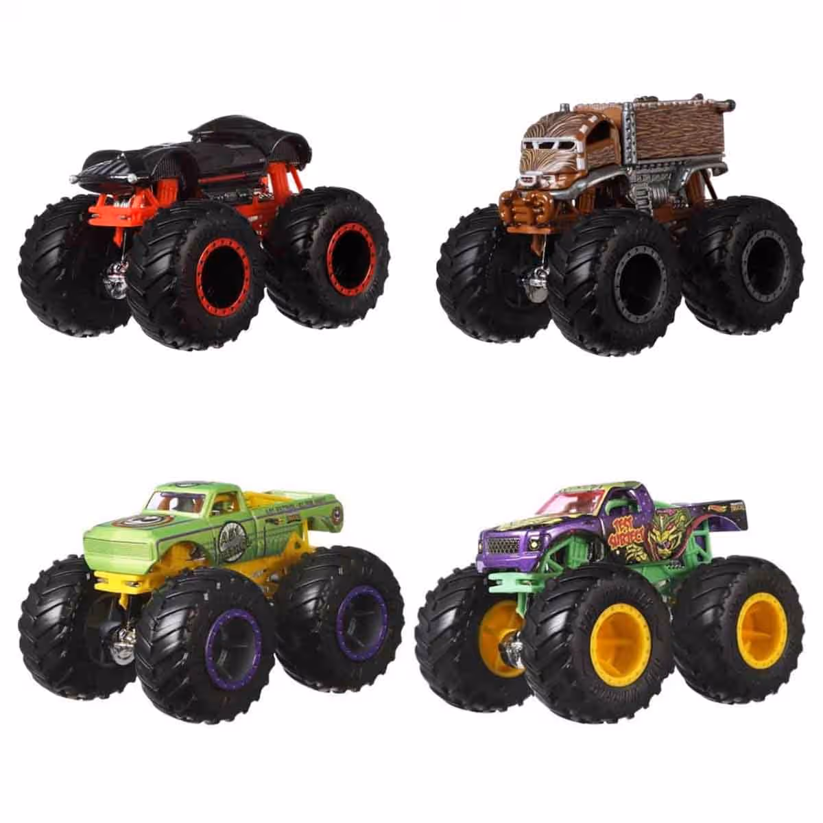 Hot Wheels Demolition Doubles Monster Trucks & Loop-And-Flip Track Set Bundle Unisex, 5-7 Years
