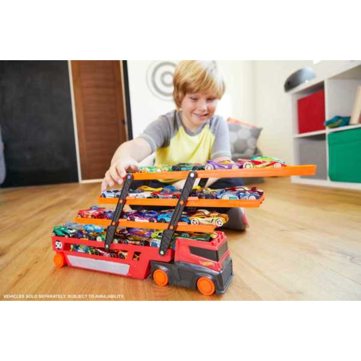 Hot Wheels LSV Mega Hauler Rig Unisex, 3-4 Years
