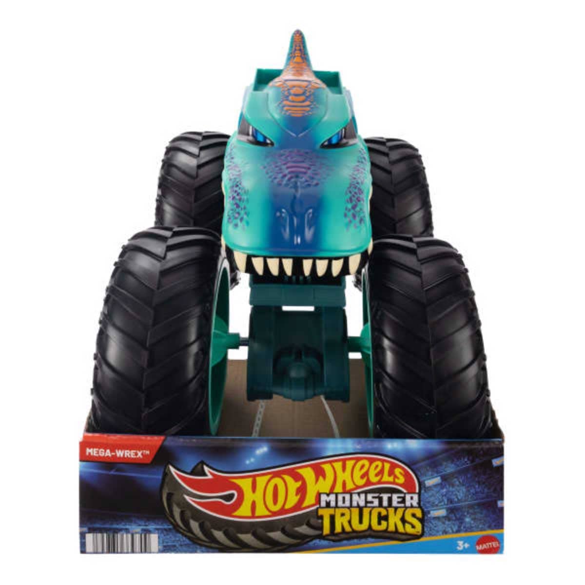 Hot Wheels Monster Trucks Colossal Mega Wrex Unisex, 3-4 Years