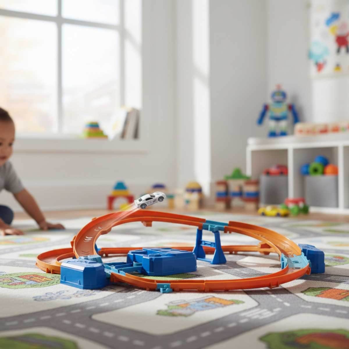 Hot Wheels Track Creator Motorized Jump Kit Unisex, 5-6 Years