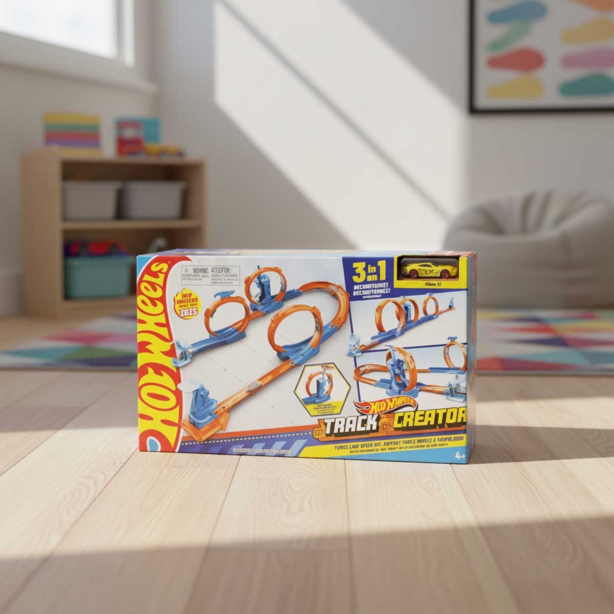 Hot Wheels Track Creator Triple Loop Kit Unisex, 3-4 Years