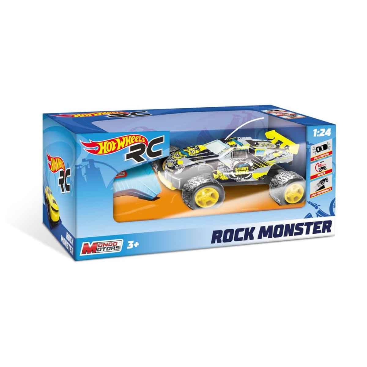 Hot Wheels Remote Control Rock Assorted Monster Truck Boys, 3-4 Years