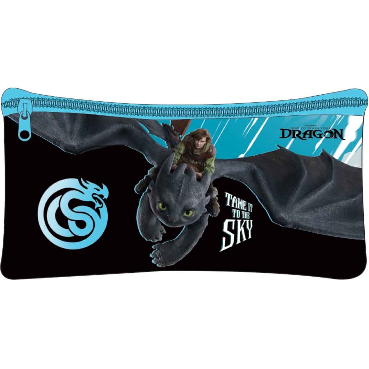 هاو تو ترين يور دراغون حقيبة عربة مدرسية متحركة 5 في 1 مقاس 16 انش مع علبة غداء وزجاجة ماء وحقيبة أقلام وعلبة غداء إضافية.