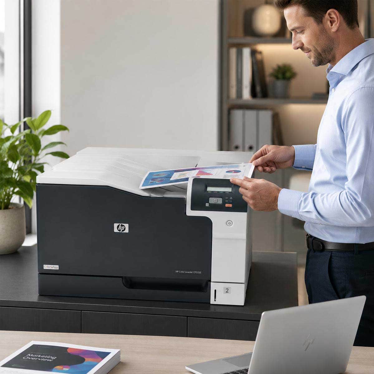 اتش بي طابعة كولور ليزر جيت CP5225n ليزر