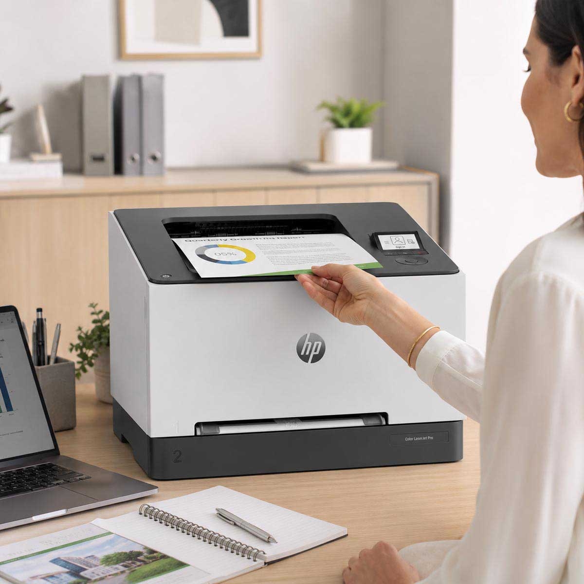 HP Color LaserJet Pro 3203dw Laser Printer