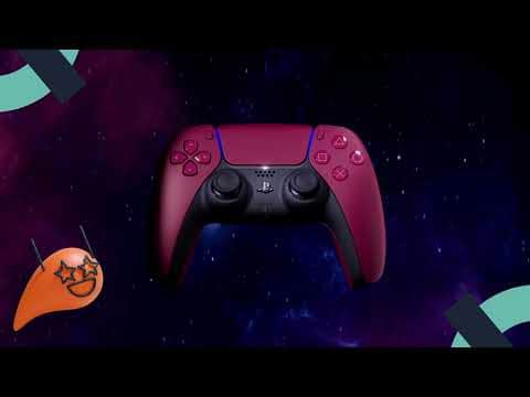 Sony PS5 KSA Version Digital Edition 1TB with DualSense Cosmic Red Wireless Controller Bundle