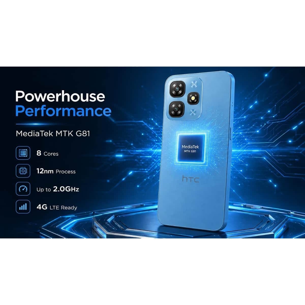HTC Wildfire E7 4G Android Smartphone