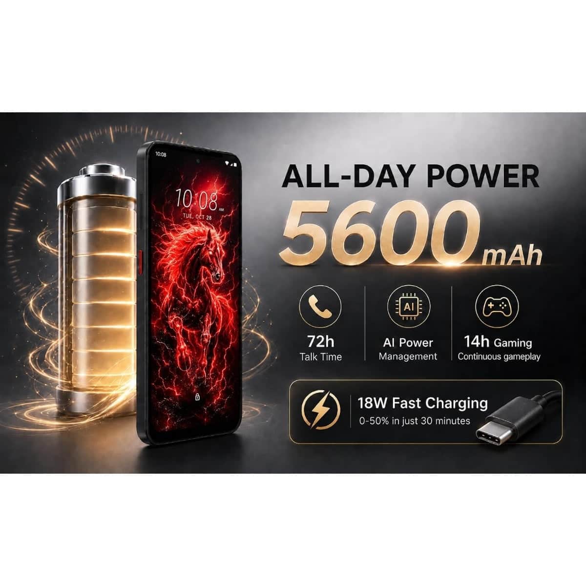 HTC Wildfire E7 Elite 5G Android Smartphone