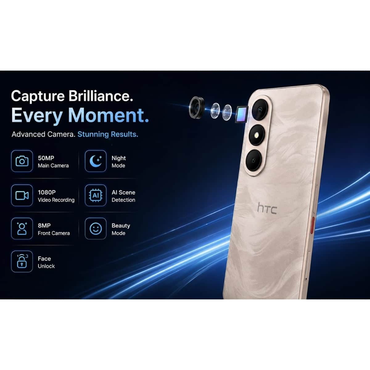 HTC Wildfire E7 Life 4G Android Smartphone