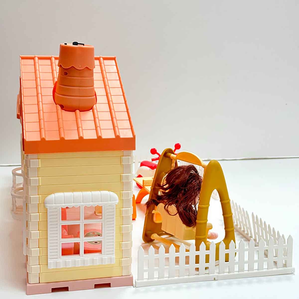 Huada Toys HDT668-40 Villa & Doll Playset Unisex, 3-4 Years