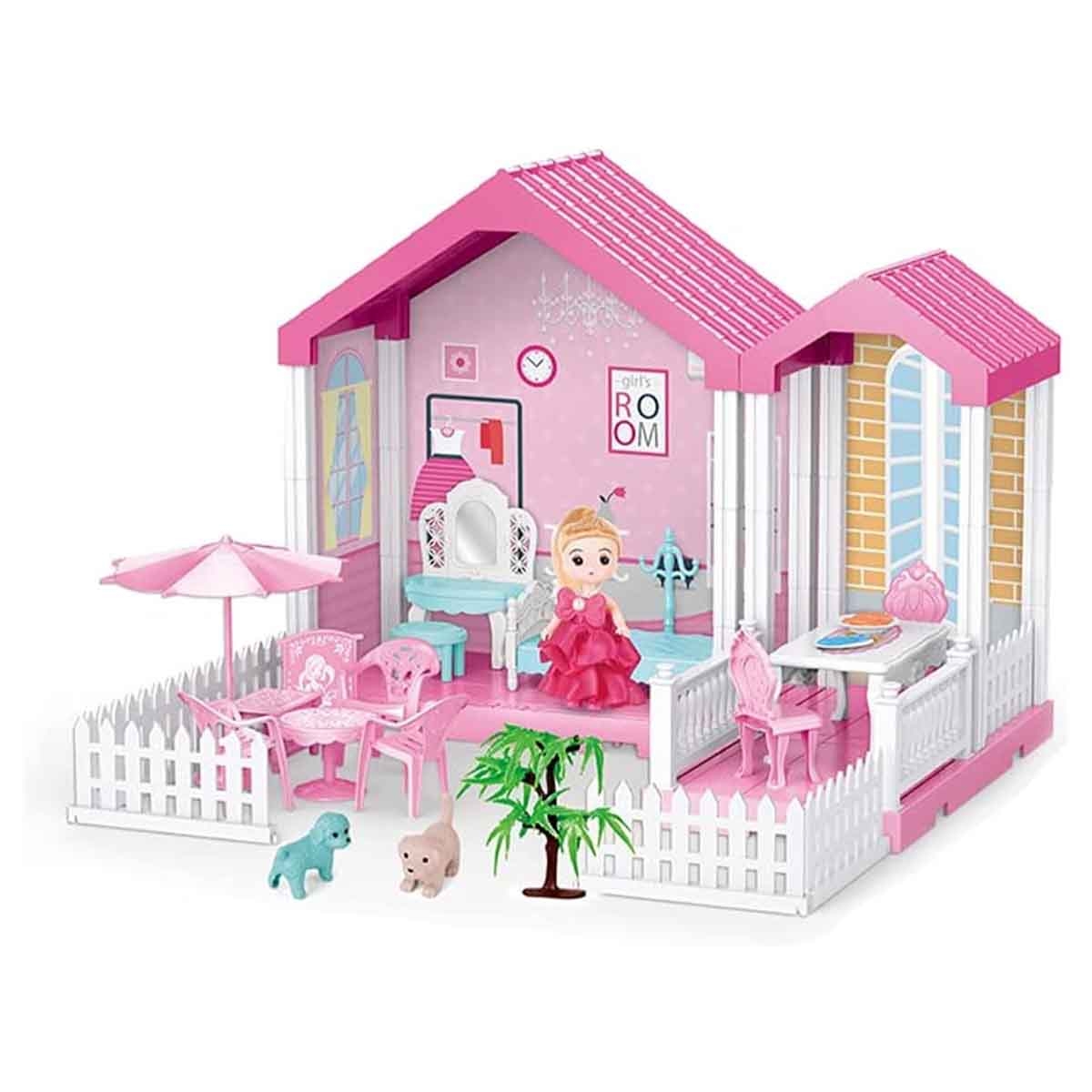 Huada Toys HDT668-61A Villa & Doll Playset Unisex, 3-4 Years