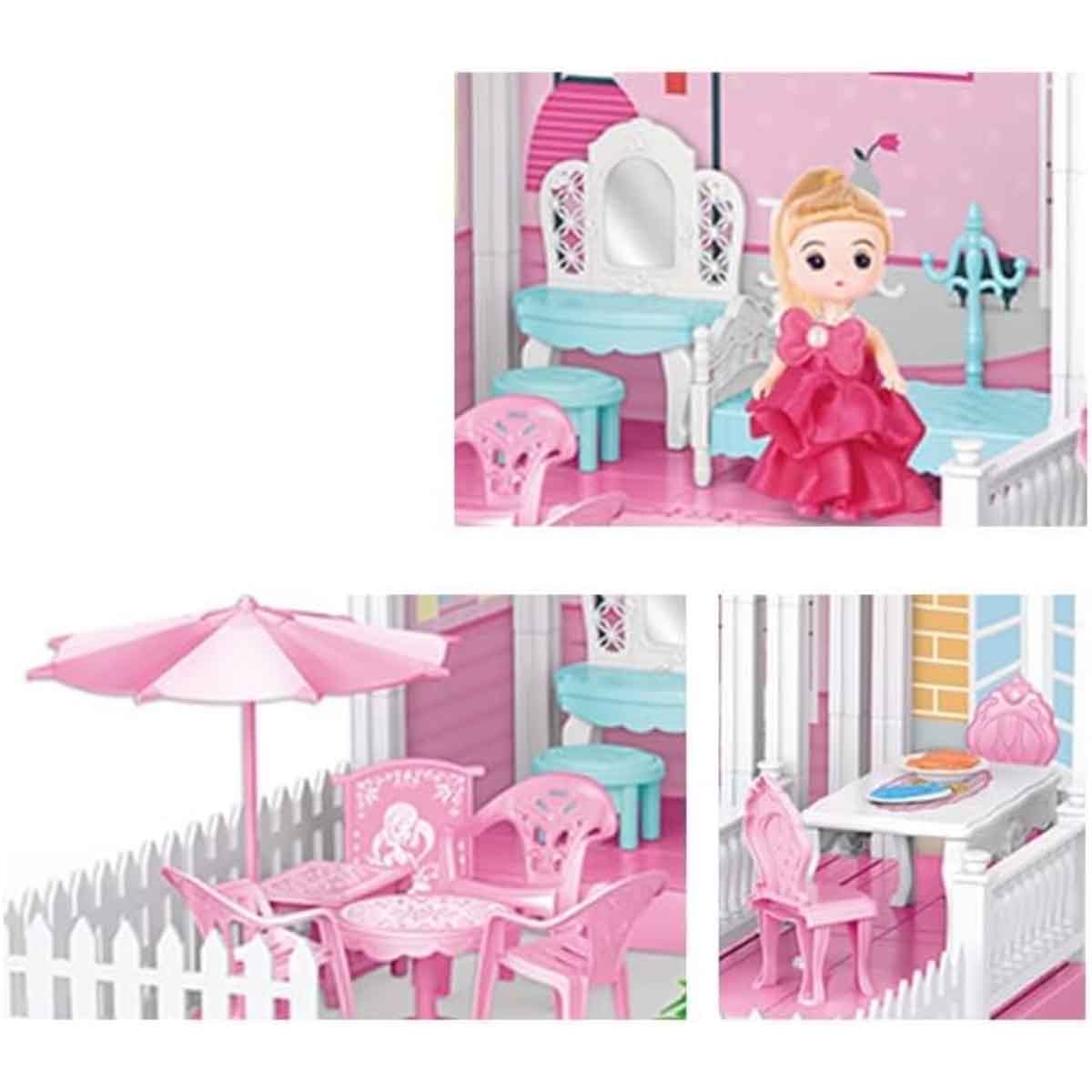 Huada Toys HDT668-61A Villa & Doll Playset Unisex, 3-4 Years