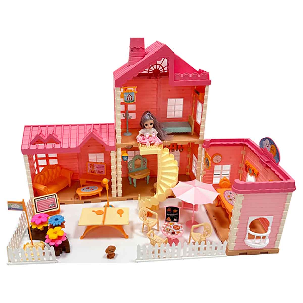 Huada Toys HDT668-83 Doll House & Accessories Playset Unisex, 3-4 Years