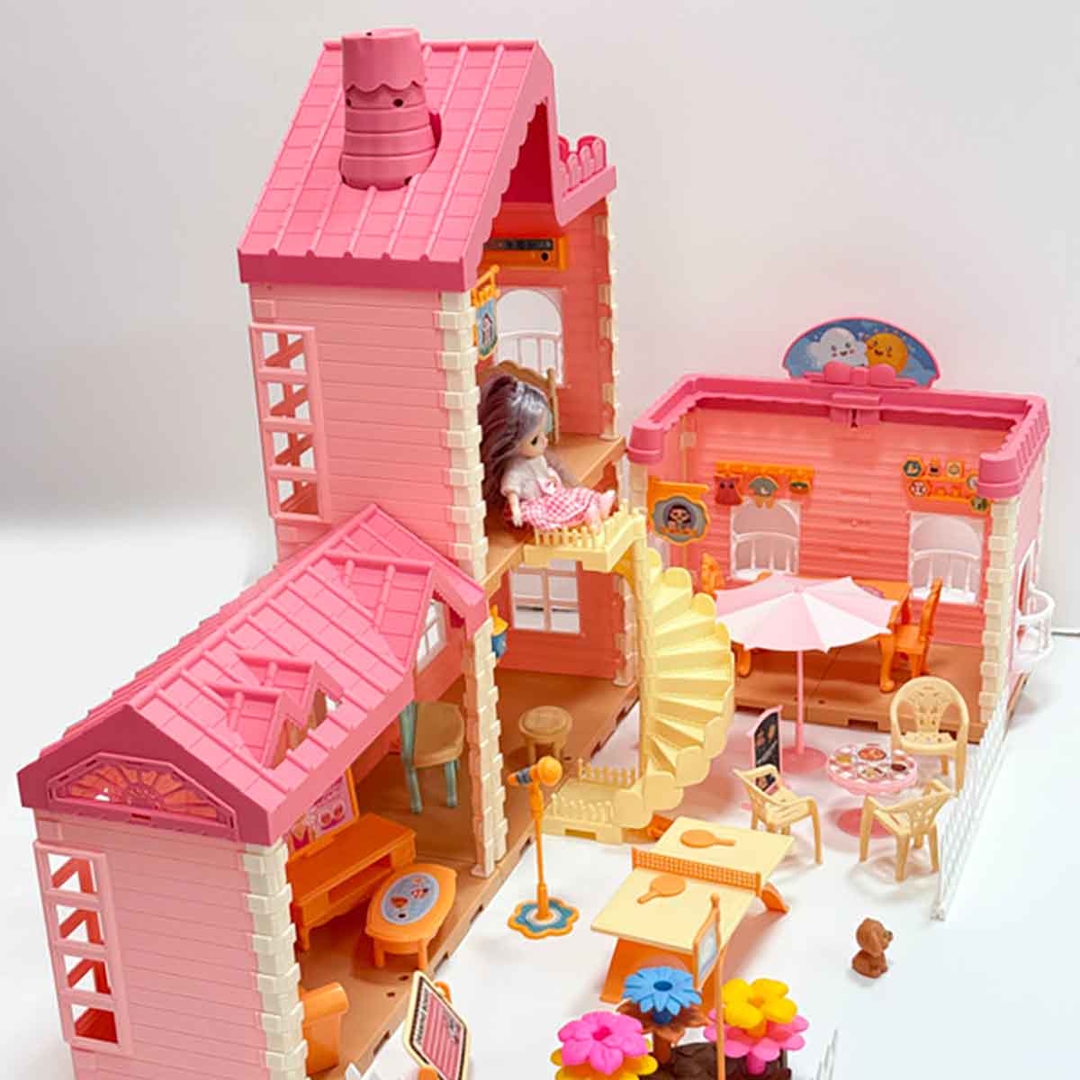Huada Toys HDT668-83 Doll House & Accessories Playset Unisex, 3-4 Years