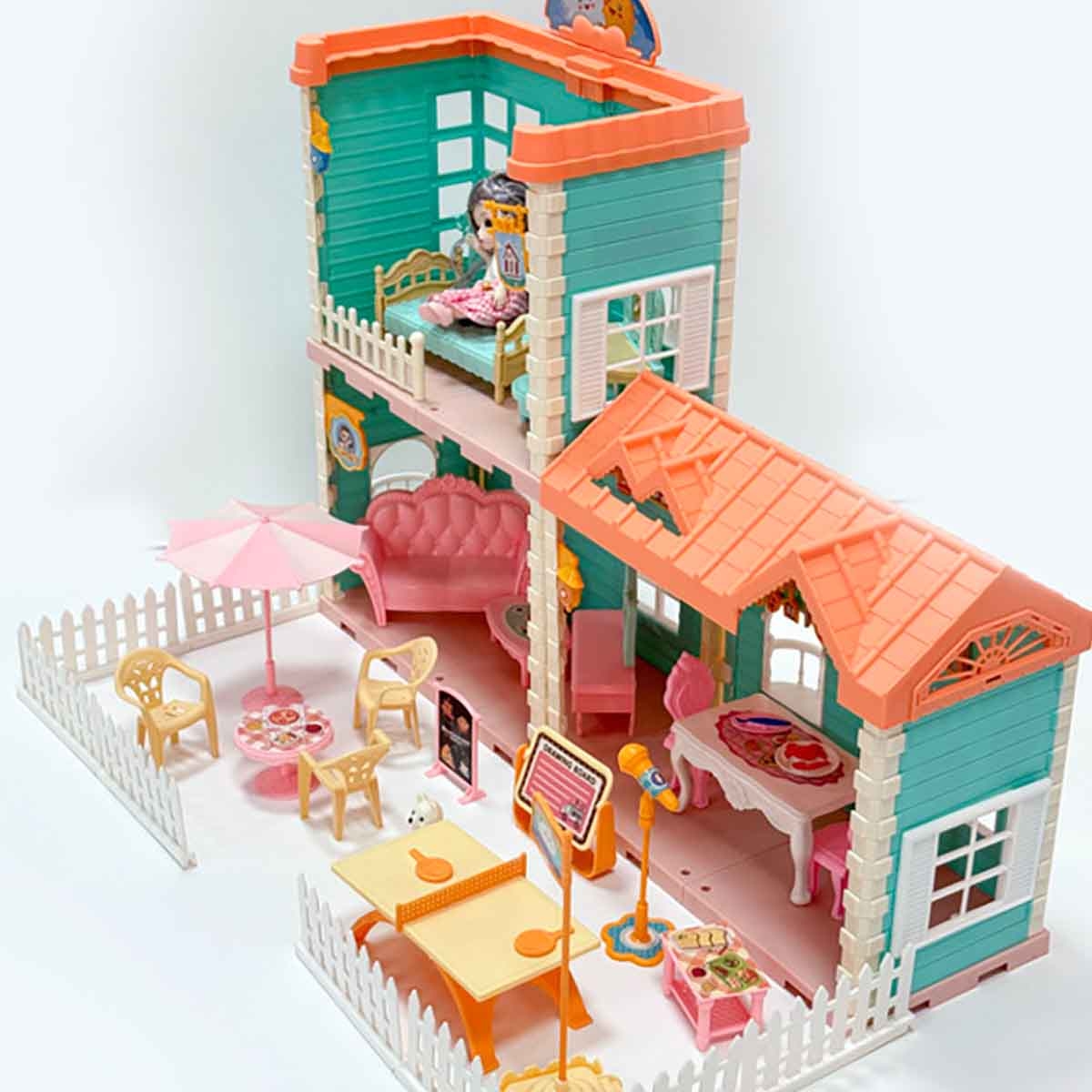 Huada Toys HDT668-8 Villa & Doll Playset Unisex, 3-4 Years
